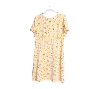 Old Navy Yellow Floral Mini Dress